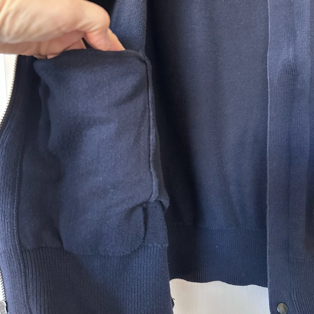 Banana Republic Dark Blue Bomber Jacket